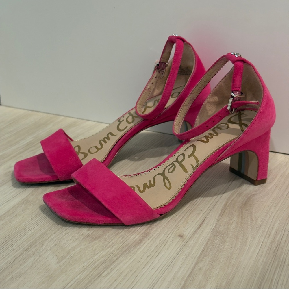 Sam Edelman Fuchsia Heeled Sandals